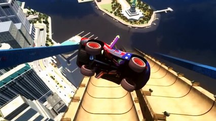 Cars Songs For Kids ♪ The Mulberry Bush ♪ Woody Lightyear ride Custom McQueen