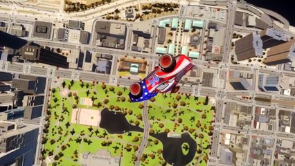 Spiderman Songs Lyrics ♫ Sailing Sailing ♫ Custom Disney Cars Lightning McQueen
