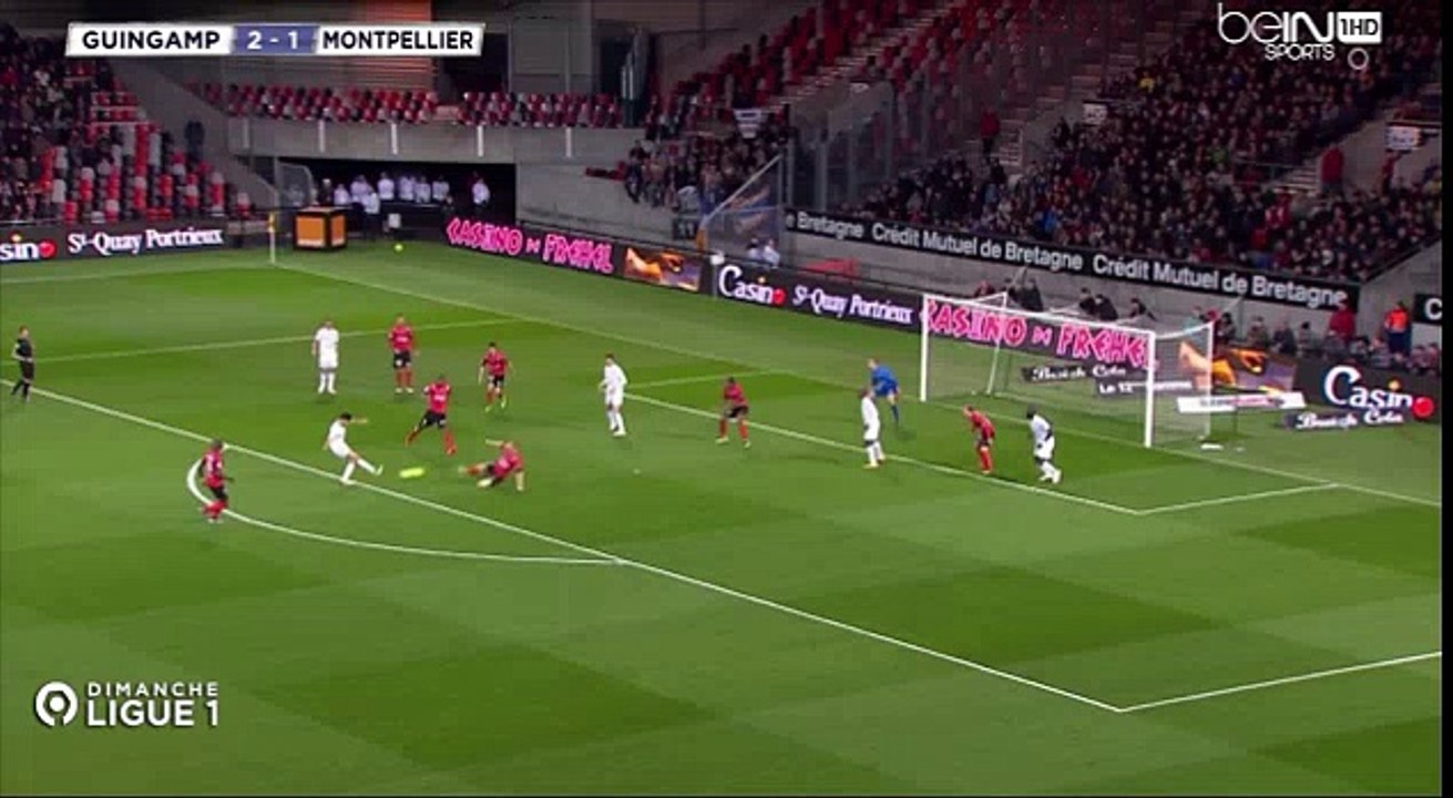 Passe de Boudebouz contre Guingamp
