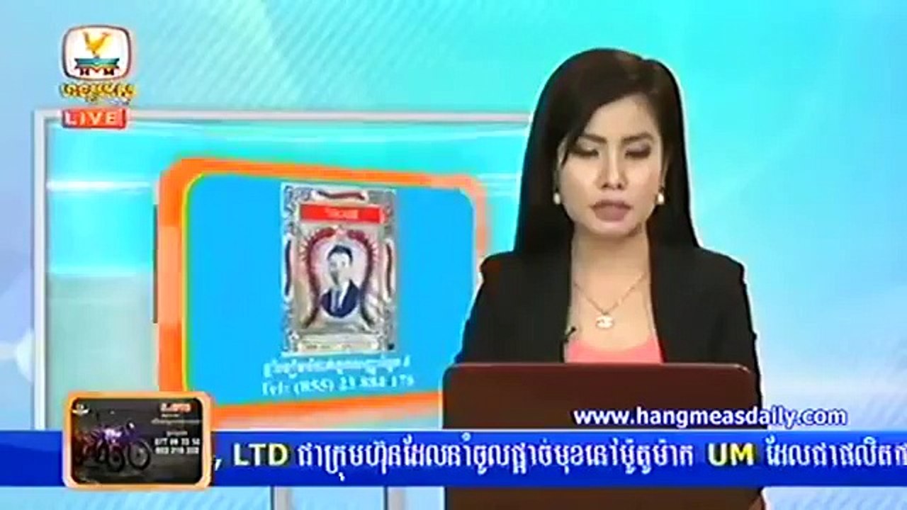 Khmer News, Hang Meas Daily HDTV News 2015 24