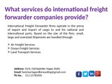 Looking for International Freight Forwarders in Delhi?