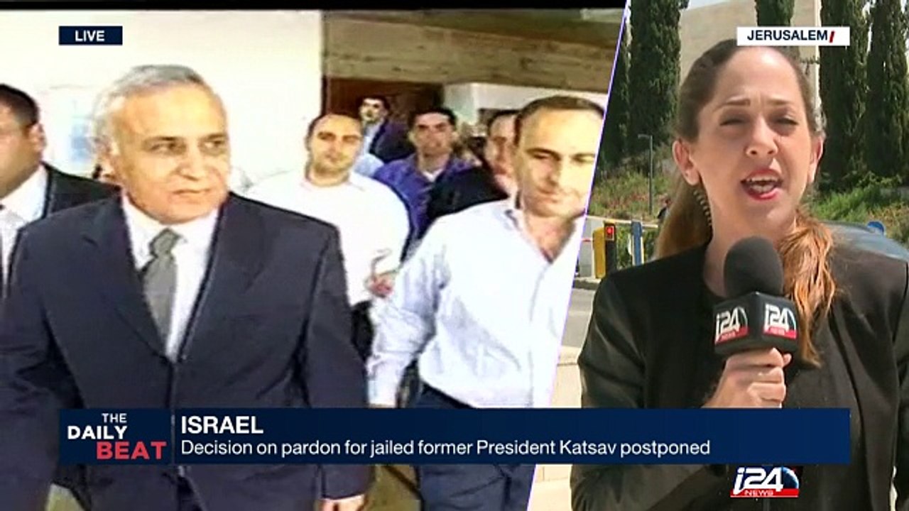 Decision on pardon for jailed former President Katsav postponed