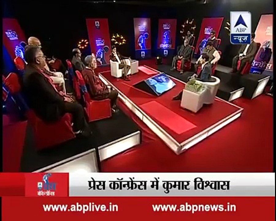 Kumar Vishwas Latest Interview on Press Conference ABP News (FULL) 2016 2