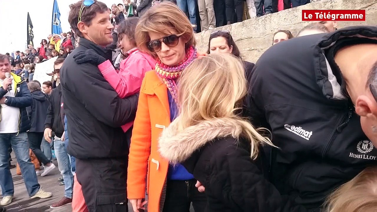 Voile. Transat Ag2r - La Mondiale : grosse ambiance sur les pontons à Concarneau