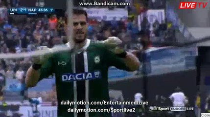 Bruno Fernandes Fantastic BYCYCLEKICK GOAL - Udinese 2-1 Napoli Serie A