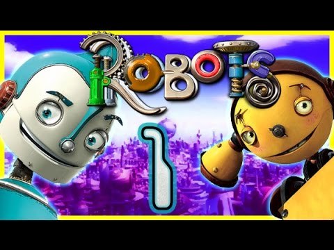 Robots Walkthrough Part 1 - [The Movie Game] - (PS2, XBOX, PC, Gamecube) Rivet Town