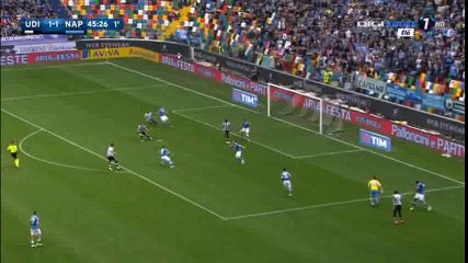 Bruno Fernandes Goal HD - Udinese 2-1 Napoli - 03-04-2016