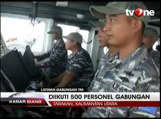 500 Personil Ikuti Latihan Gabungan Tarakan