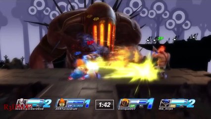 Playstation All Stars Battle Royale - Kratos Match #6 {Level 3 Super, 2nd Place}