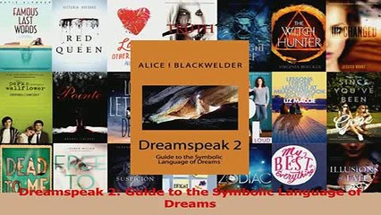 PDF  Dreamspeak 2 Guide to the Symbolic Language of Dreams Download Full Ebook