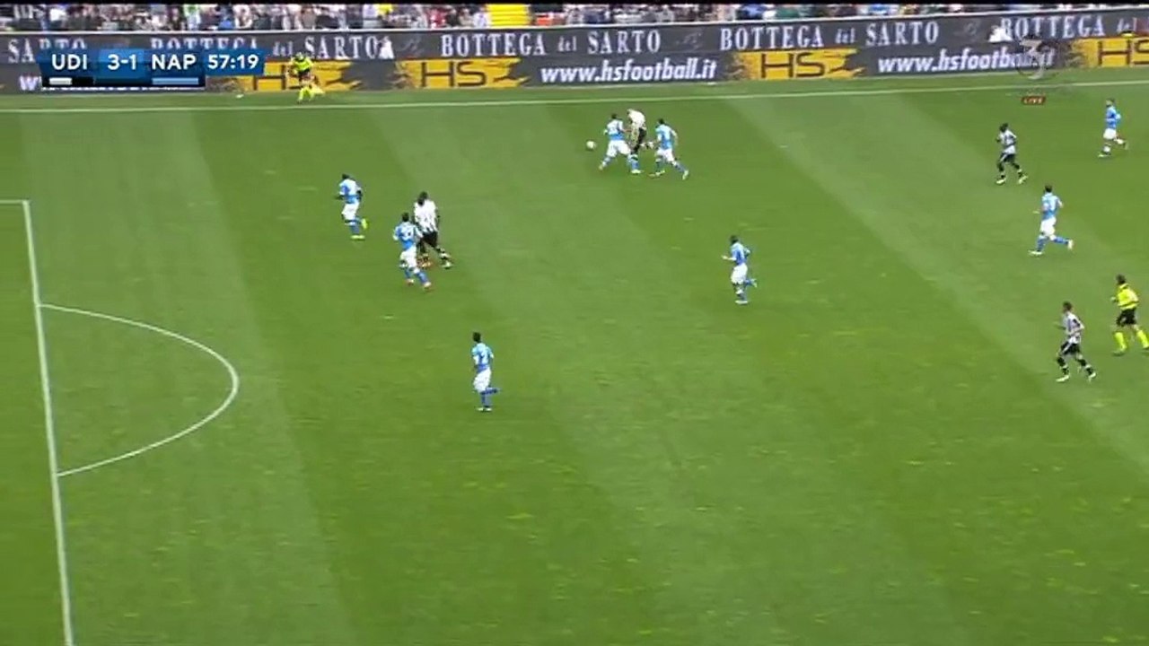 3-1 Cyril Théréau Goal Italy  Serie A - 03.04.2016, Udinese Calcio 3-1 SSC Napoli