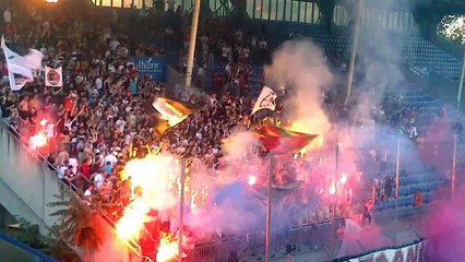 Eintracht Frankfurt Pyro in Mannheim - heftige Randale ;-P