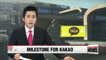 Mobile messaging operator Kakao achieves conglomerate status