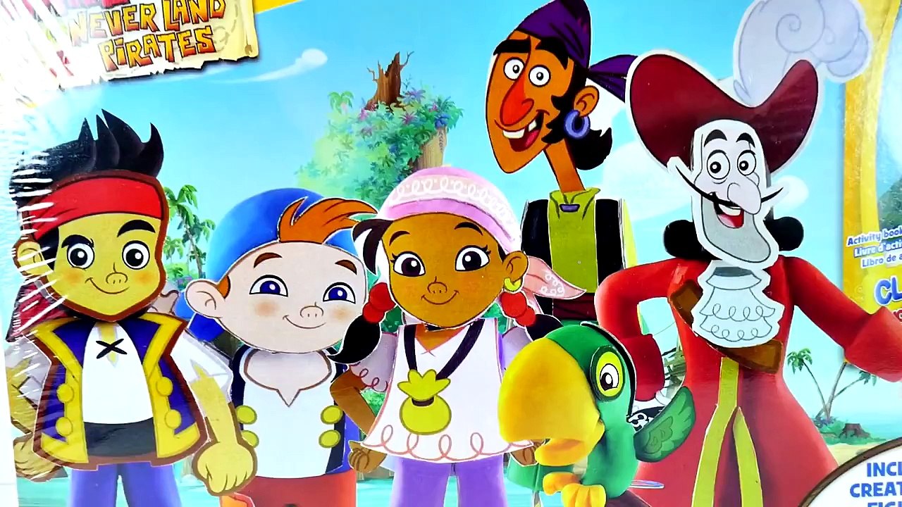 Play Doh Super Pack Clay Buddies Disney Jake and The Never Land Pirates Plastilina Piratas