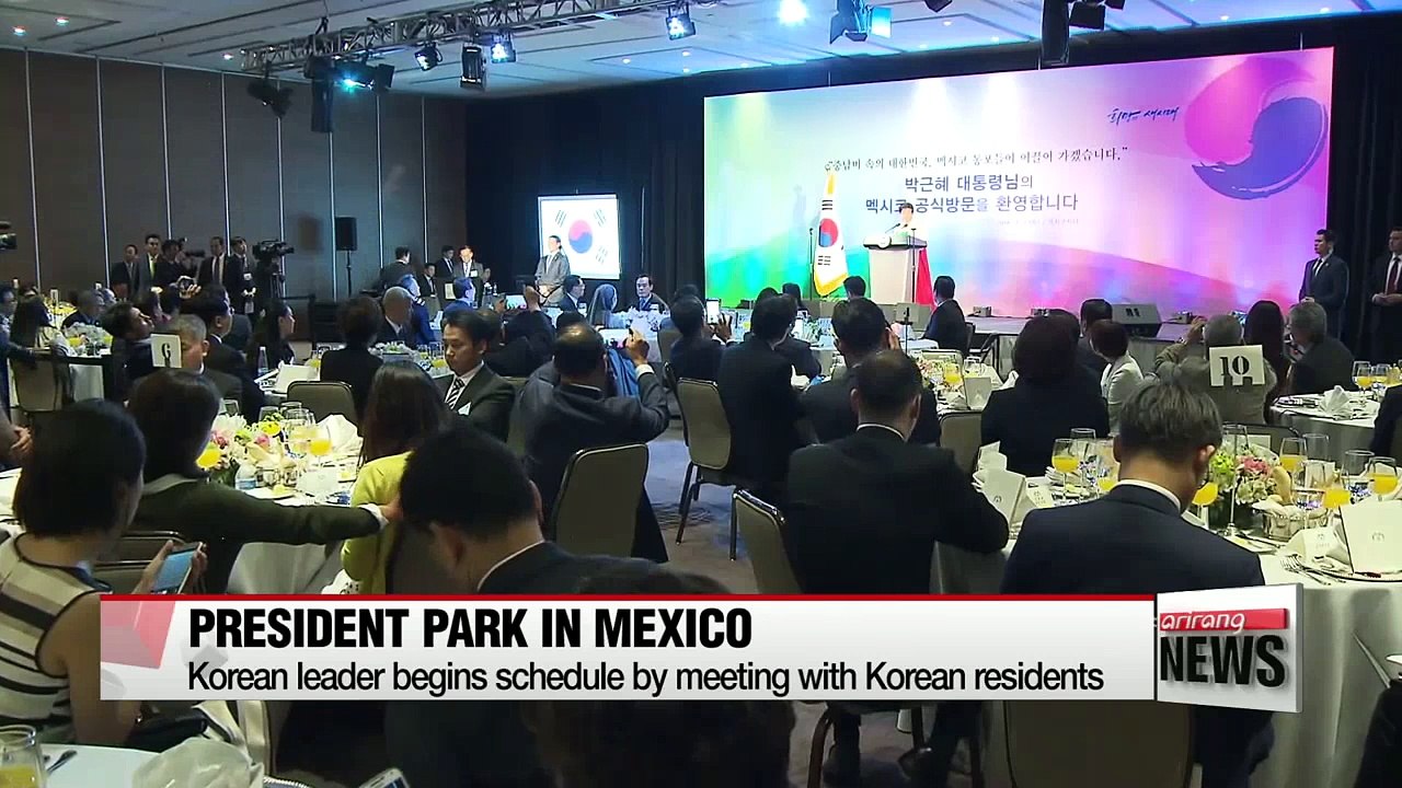 President Park arrives in Mexico seeking stronger diplomatic relations
