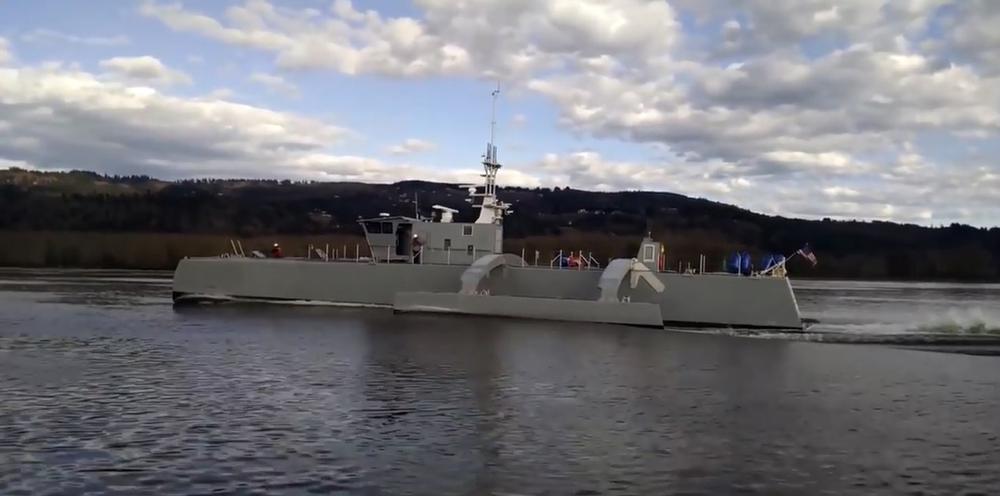 Американский Беспилотный охотник за подлодками вышел в море