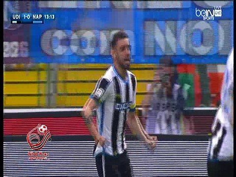 اهداف مباراة ( أودينيزي 3-1 نابولي ) الدوري الايطالي