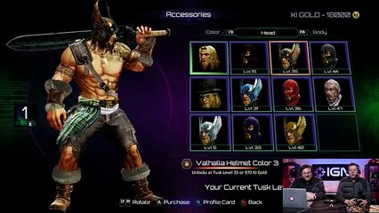 All of Tusk's Custom Options in Killer Instinct - IGN Plays Live (FULL HD)