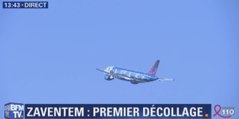 Attentats de Bruxelles : Un premier avion a redécollé depuis l’aéroport douze jours après le drame (vidéo)