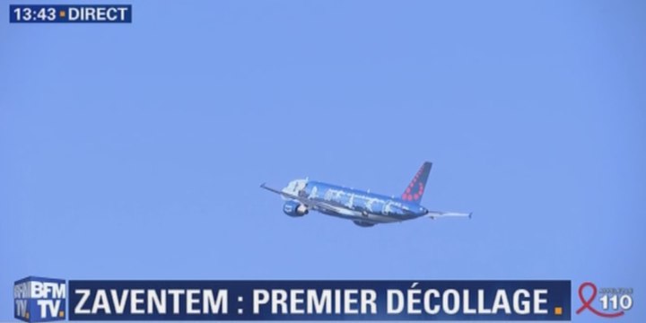 Attentats de Bruxelles : Un premier avion a redécollé depuis l’aéroport douze jours après le drame (vidéo)