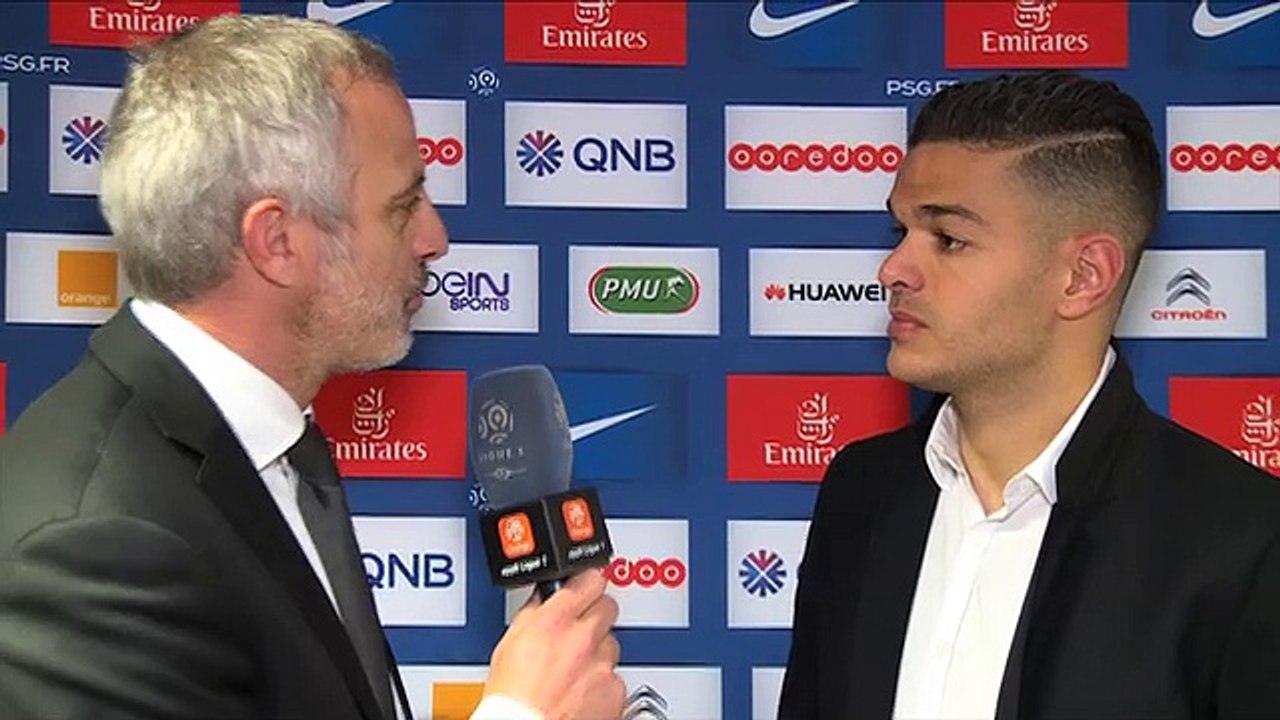 H. Ben Arfa au micro d'A. Roche