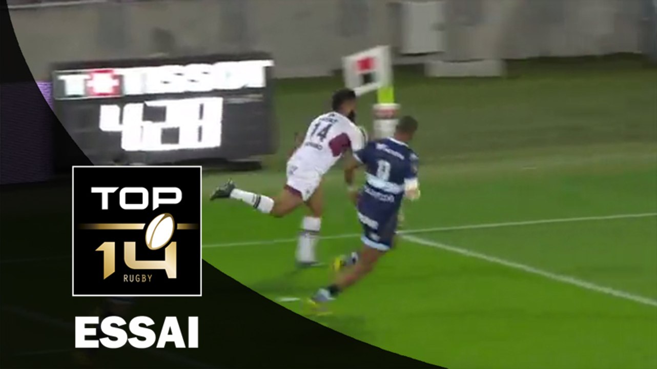 TOP 14 – Bordeaux-Bègles - Racing 92 : 20-28 Essai Metuisela TALEBULA (BOR) – J20 – Saison 2015-2016