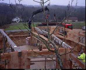 Mise en place de la dalle béton (1/4)