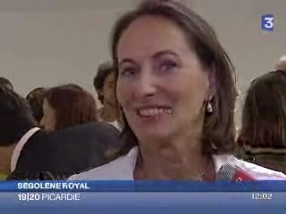 Ségolène Royal - avec Vincent - (14/06/07)