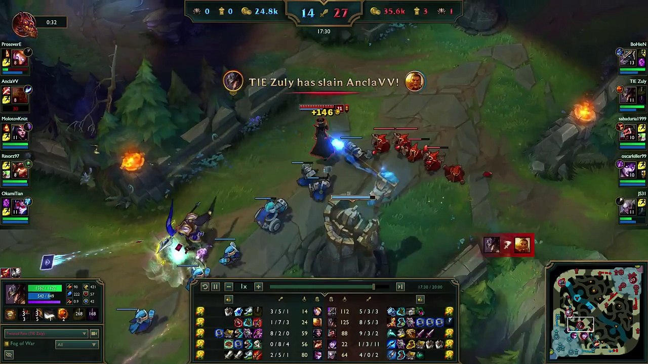 GG Pentakill  Twisted Fate