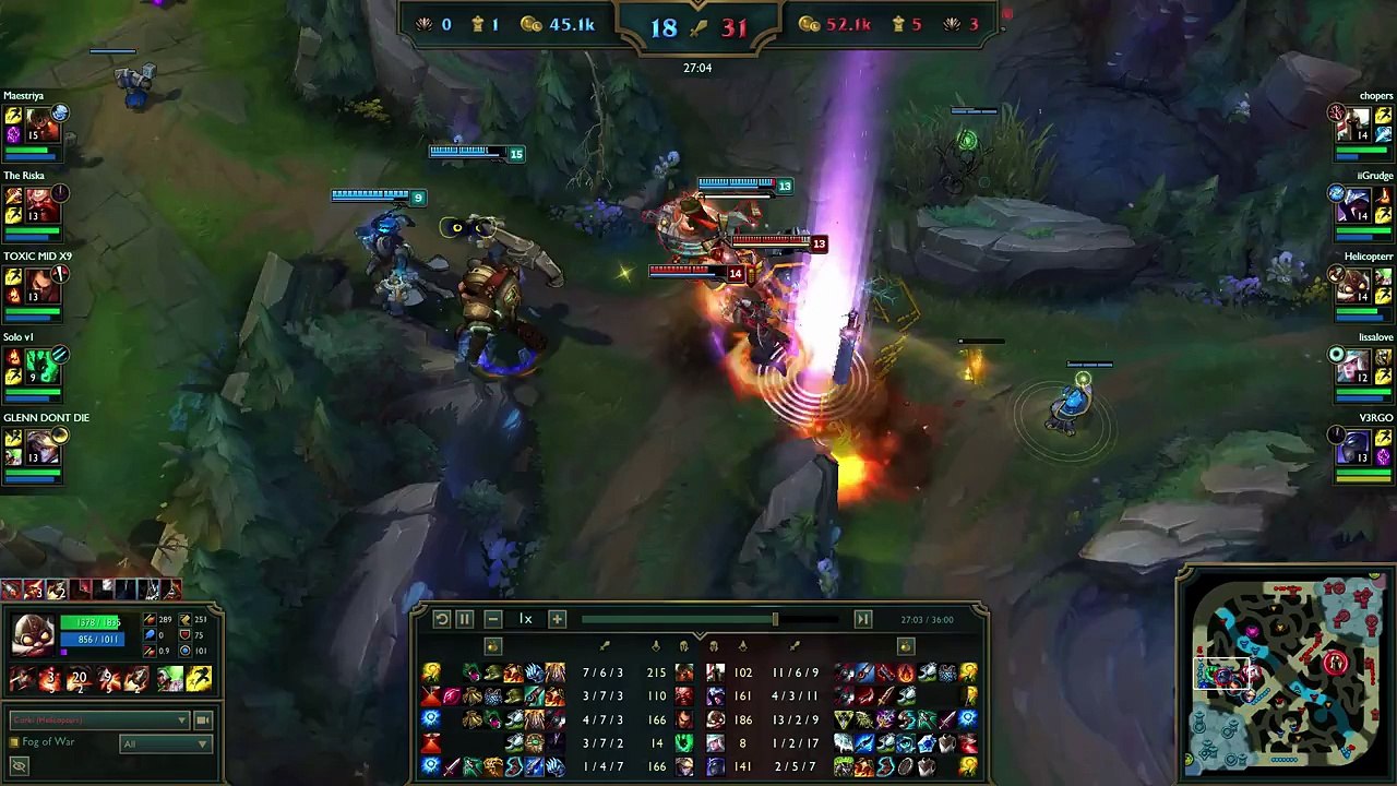 GG Pentakill Corki