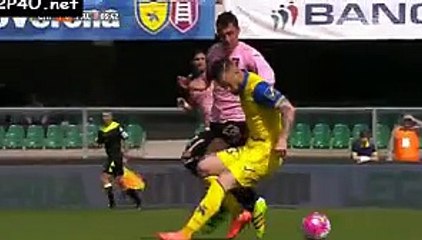 Fabrizio Cacciatore Goal -HD  Chievo 1-0 Palermo - 03.04.2016