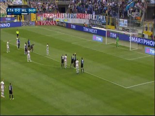Adriano Penalty GOAL (0_1) Atalanta vs AC Milan