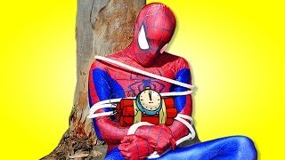 Spiderman vs Venom vs Batman - Spiderman Kidnapped - Real Life Superheroes Movie
