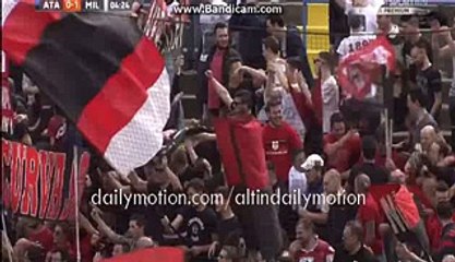 0-1 Luiz Adriano Goal Atalanta 0-1  Milan Serie A 03.04.2016