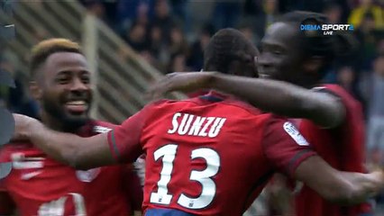 0-2 Stoppila Sunzu Goal France  Ligue 1 - 03.04.2016, FC Nantes 0-2 Lille OSC