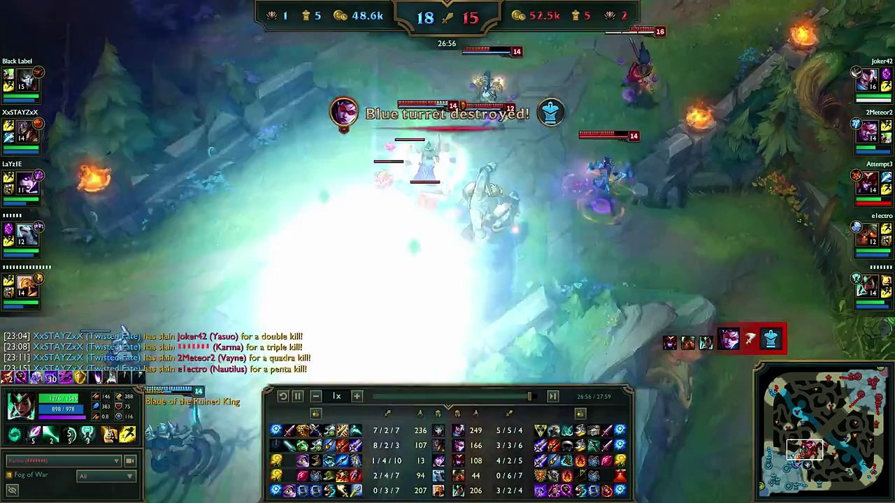 LOL Pentakill Karma