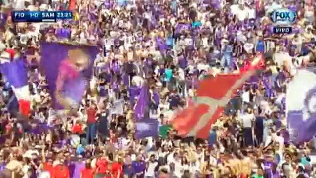 Josip Ilicic Goal Fiorentina 1 - 0 Sampdoria Serie A 3-4-2016