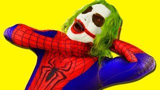 Spiderman vs Joker - Spiderman Possession - Superheroes in Real Life Movie