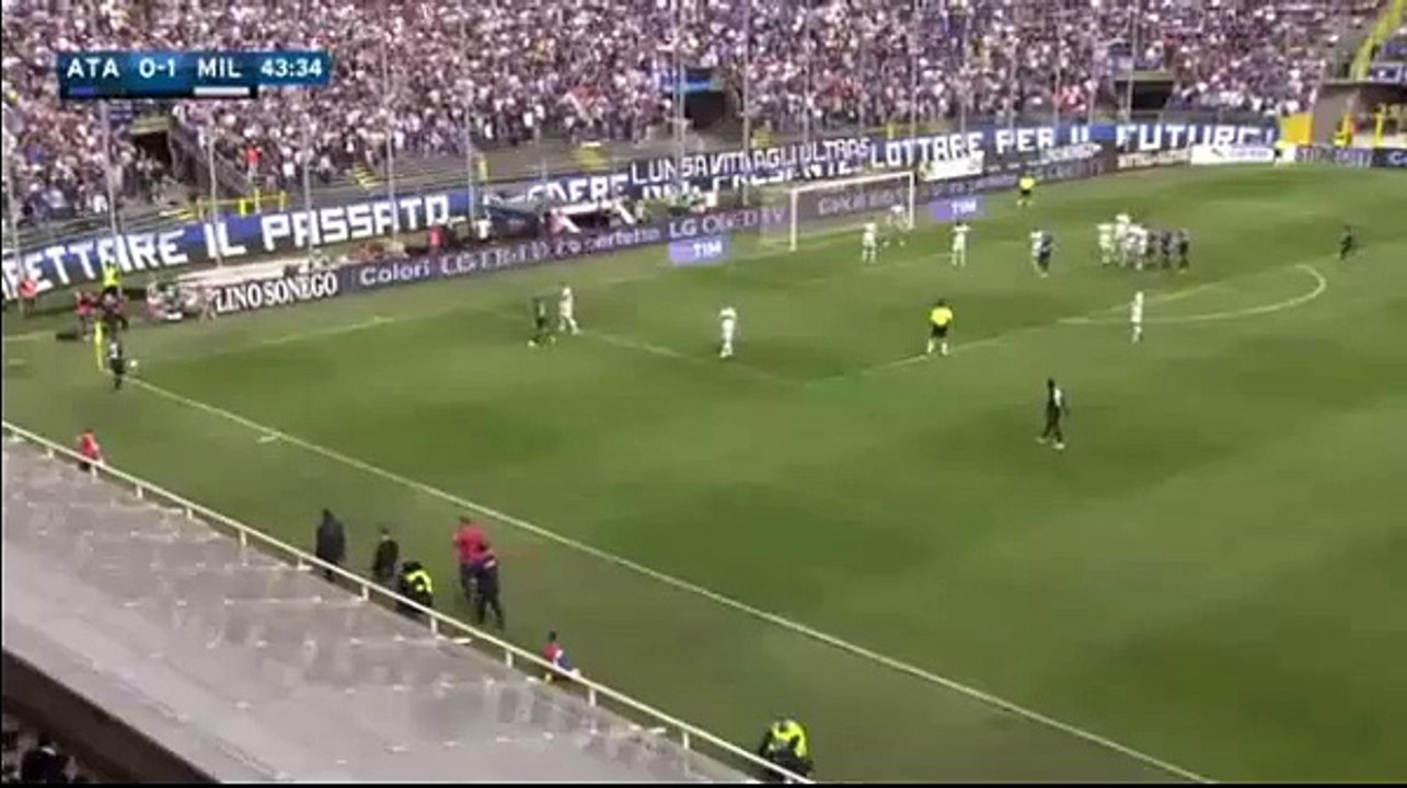 1-1 Mauricio Pinilla Goal HD - Atalanta 1-1 AC Milan - 03.04.2016 HD