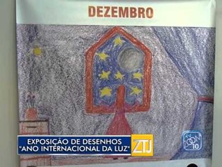 10-04-2015 - EXPOSIÇÃO DE DESENHOS - ZOOM TV JORNAL