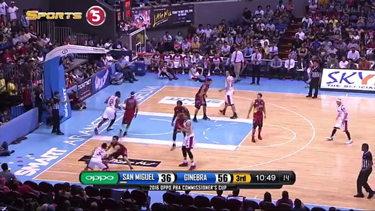 SAN MIGUEL VS. GINEBRA - Q3 - Commissioner's Cup 2016