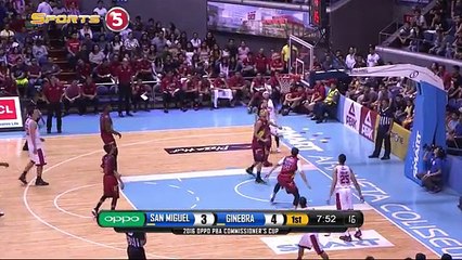 SAN MIGUEL VS. GINEBRA - Q1 - Commissioner's Cup 2016