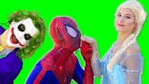 Spiderman vs Joker vs Frozen Elsa - Elsa In the Playground - Real Life Superheroes Movie