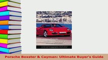 Download  Porsche Boxster  Cayman Ultimate Buyers Guide Ebook