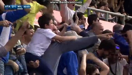 GOMEZ GOAL  2:1  ATALANTA vs AC MILAN  03.04.2016