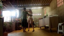 Calado e Nina dançando