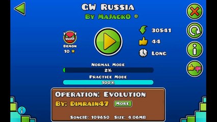 Geometry Dash _ GW RUSSIA (Demon) ROAD TO DEMON - SnyderYT (720p)