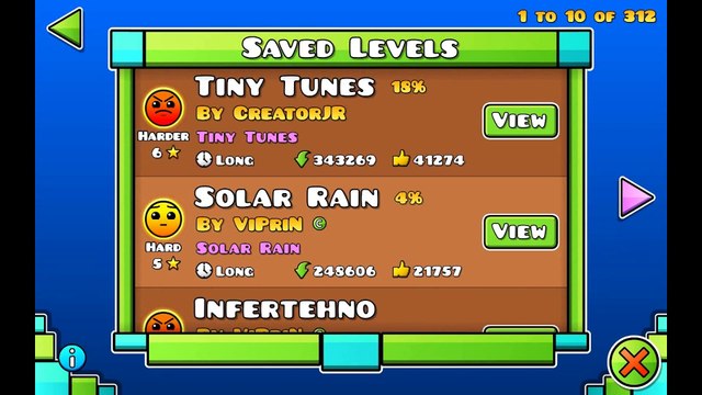 Geometry dash _ TINY TUNES by Creator JR ( Por fin me digno) - SnyderYT (1080p)