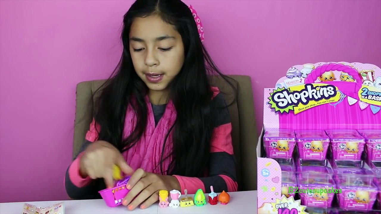 Shopkins Season 2 Opening a Whole Box| B2cutecupcakes