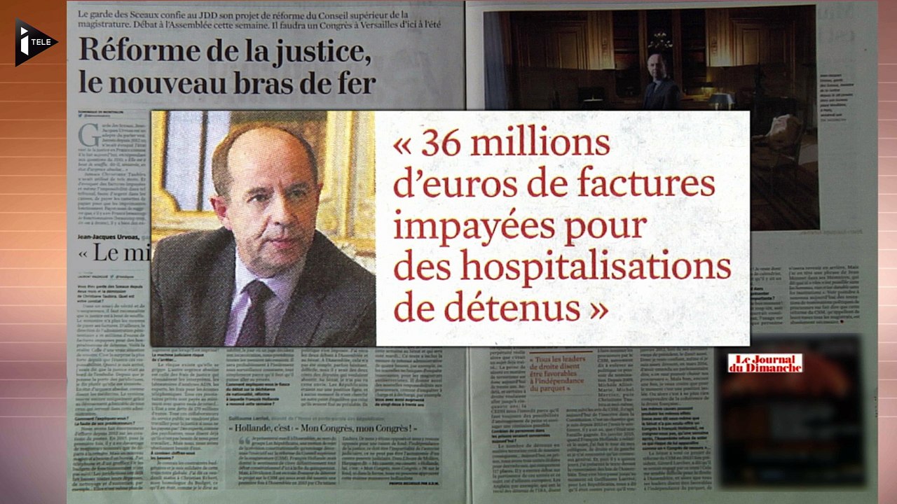 Urvoas tire la sonnette d'alarme sur l'état de la justice